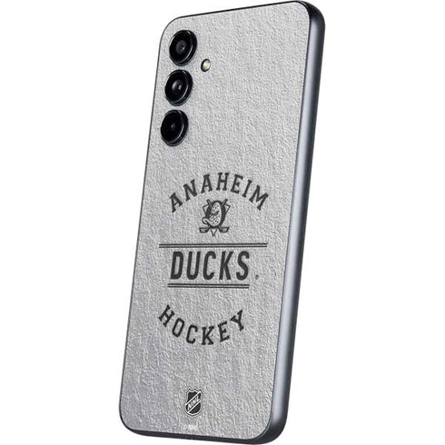 NHL Anaheim Ducks Black Text Galaxy A54 5G Skin